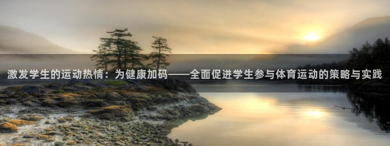抖球体育直播：激发学生的运动热情：为健康加码——全面促进学生参与体育运动的策略与实践